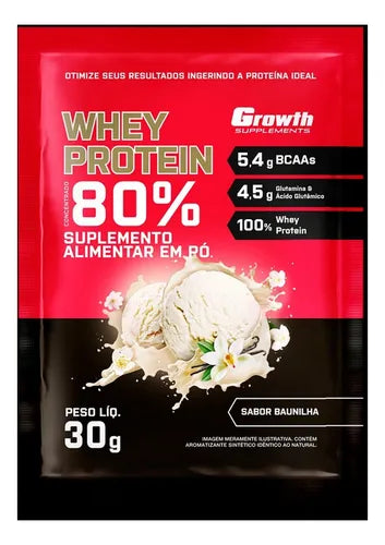 Dose 30g whey Baunilha