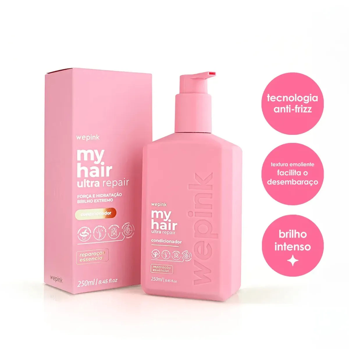 Kit shampoo, condicionador e máscara capilar