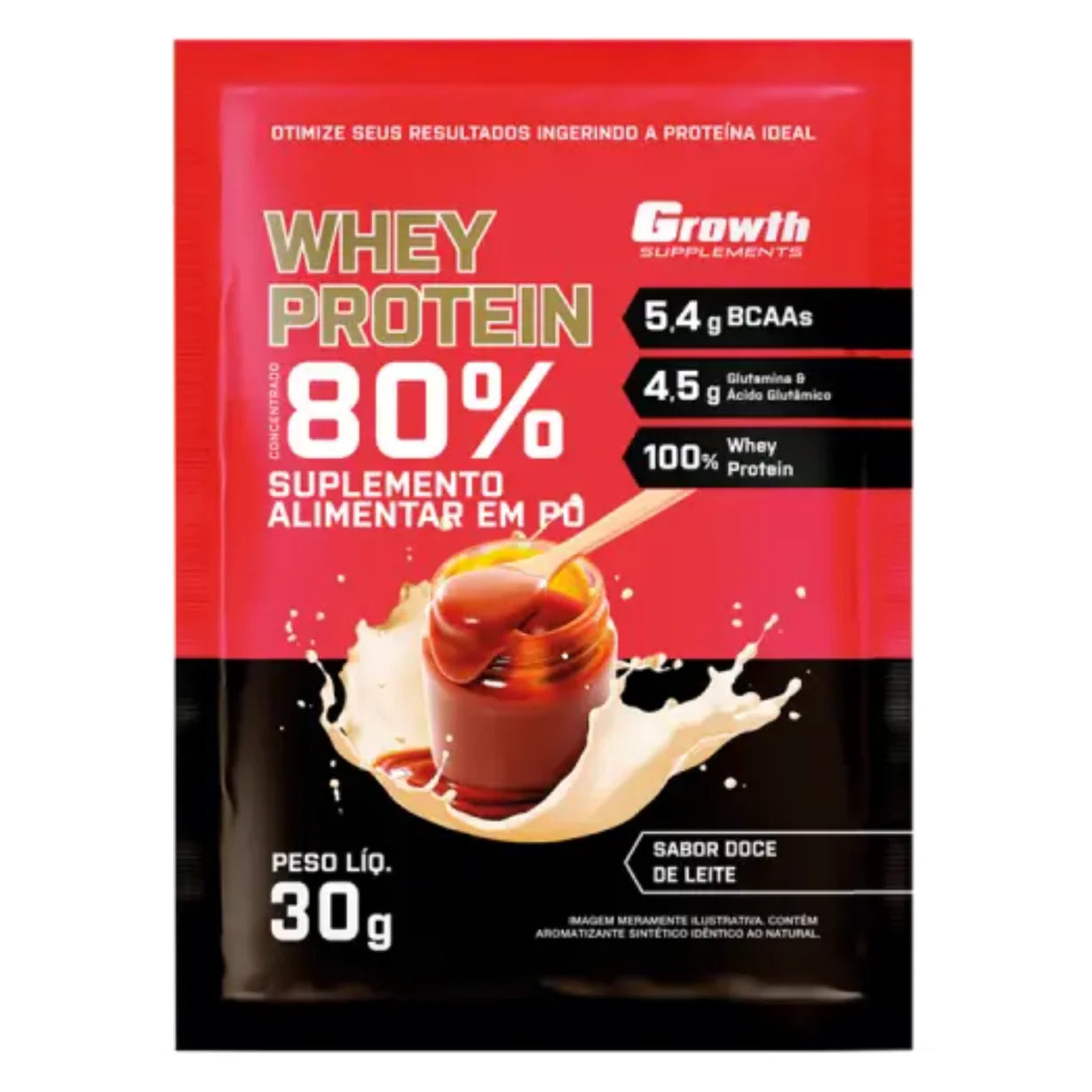 Dose 30g whey Doce de Leite