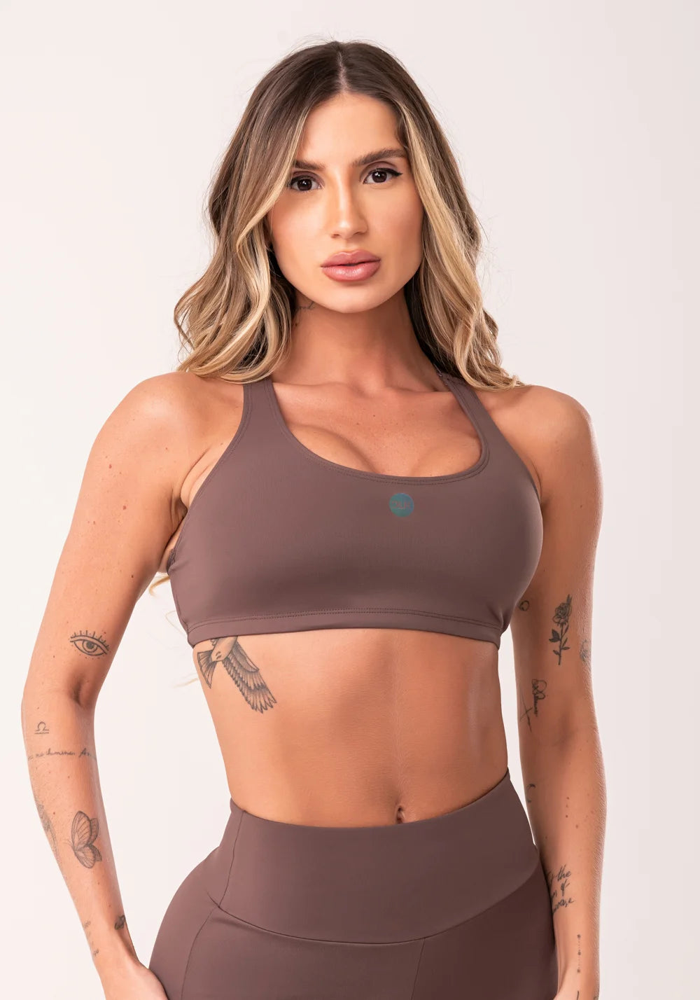 Top Fitness com bojo e alças reguláveis Oásis DLK