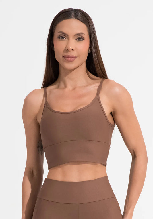 Top Fitness com bojo Aura DLK