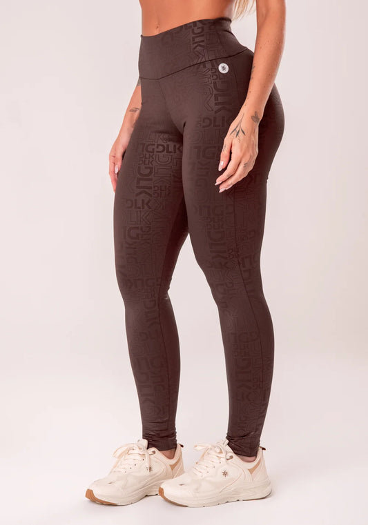 Legging Fitness Logomania Reflections DLK