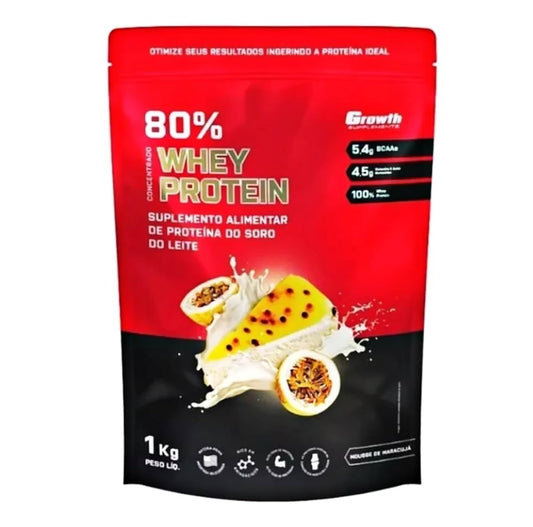 Whey Protein Mousse de Maracujá - Growth Suplementos