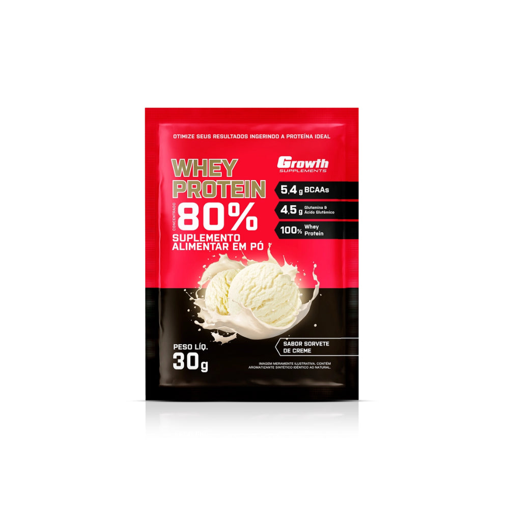Dose 30g whey Sorvete de Creme