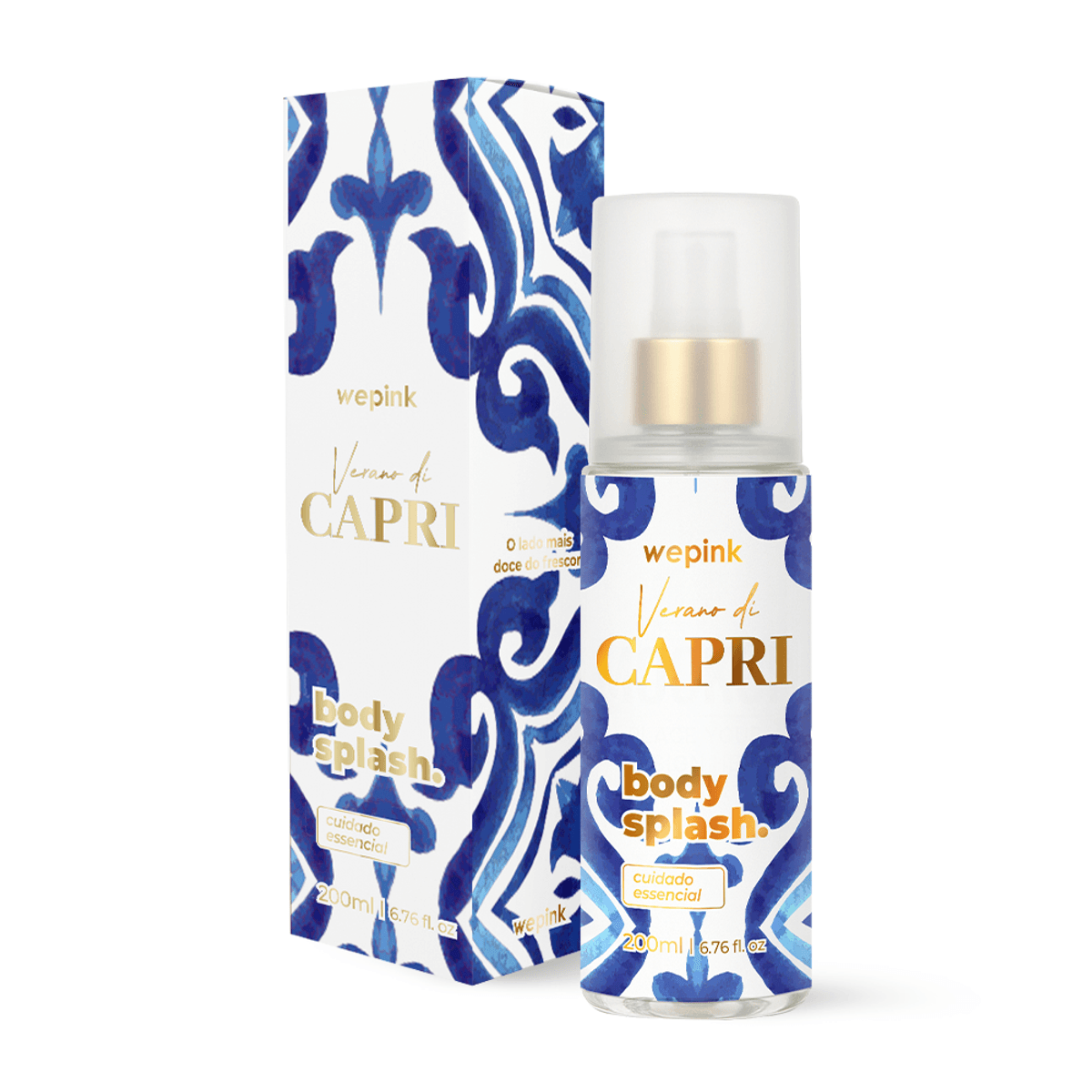 Body Splash Verano Di Capri Desodorante Colônia 200ml