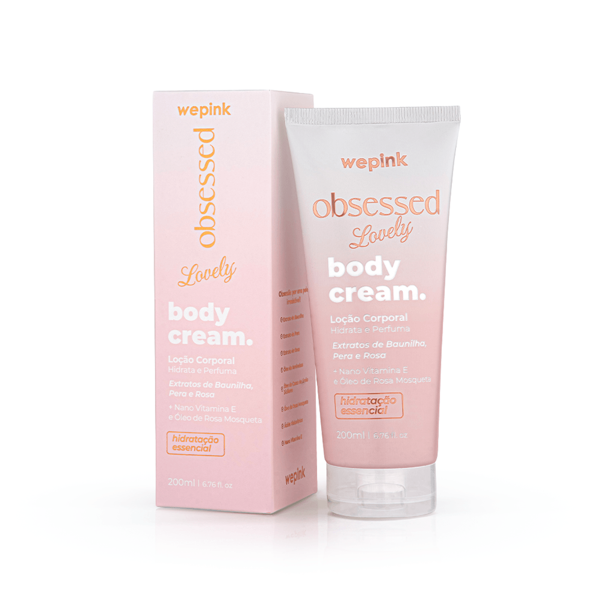 Body Cream Obsessed Lovely Desodorante Hidratante 200ml
