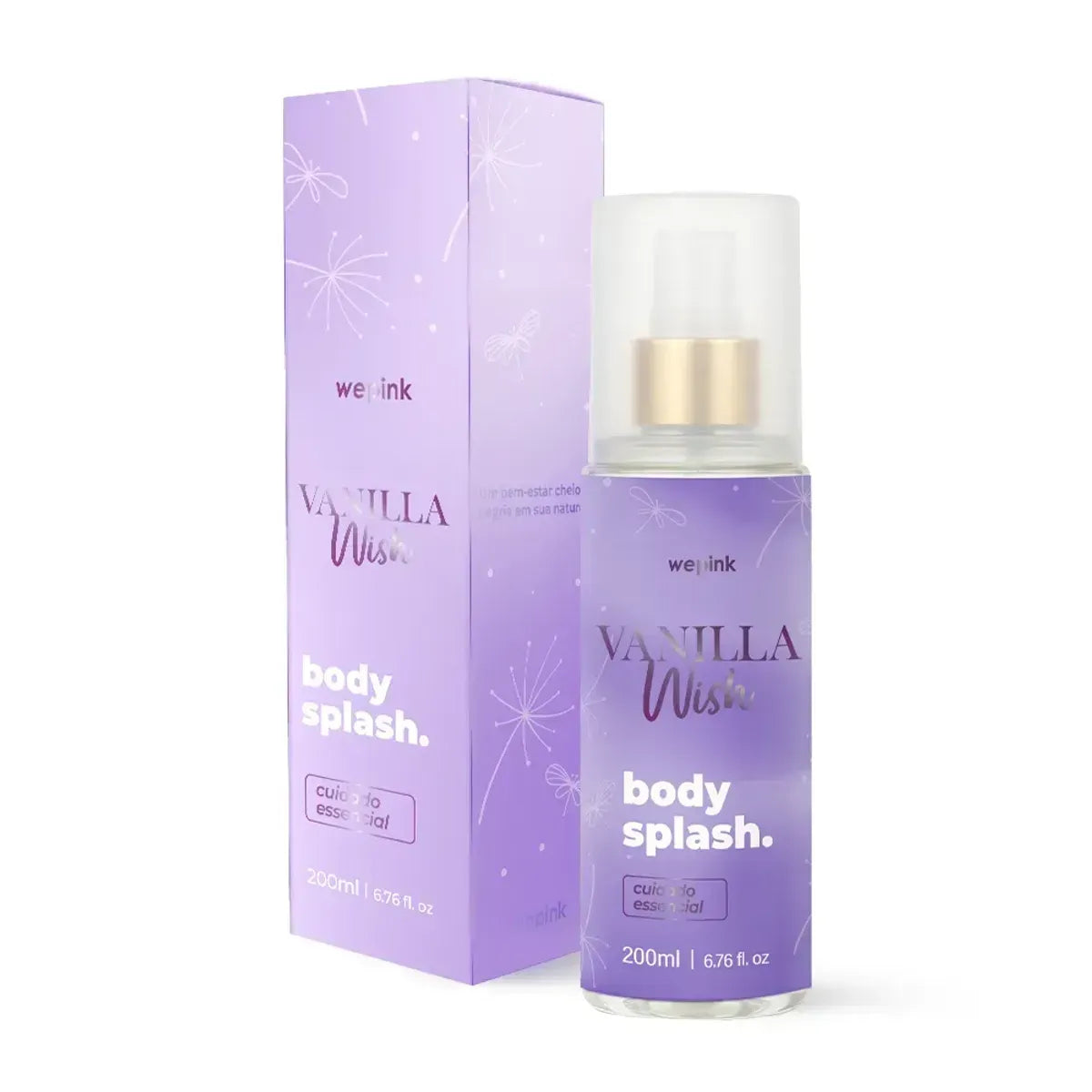 Body Splash Vanilla Wish Desodorante Colônia 200 ml