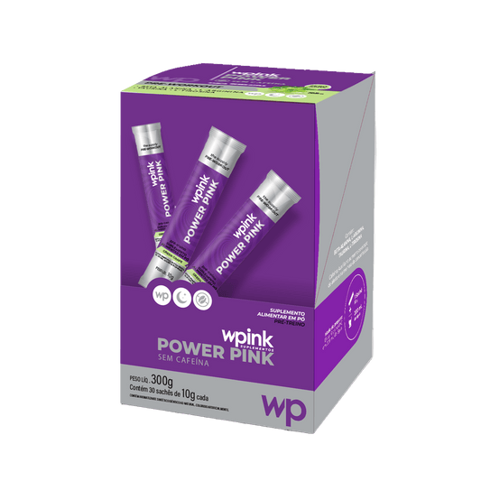 Pré treino POWER PINK SEM CAFEÍNA 30 sachês