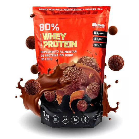 Whey Protein Brigadeiro - Growth Suplementos
