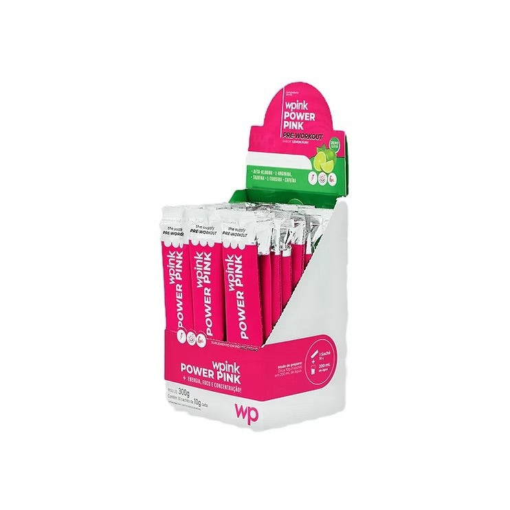 Pré treino POWER PINK 30 sachês